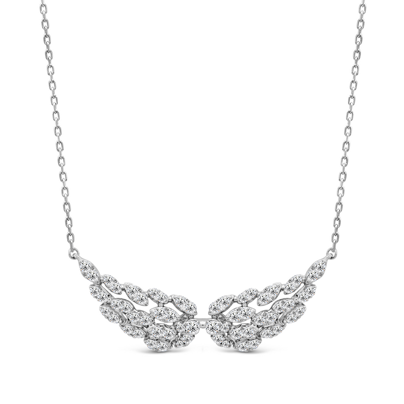 SPARKLING ANGEL WINGS DIAMOND NECKLACE SPARKLING ANGEL WINGS DIAMOND NECKLACE