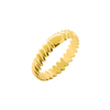 FLUTED GOLD RING