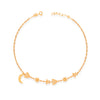MODERN STARS AND MOON GOLD BRACELET
