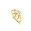 EVIL EYE DIAMOND RING