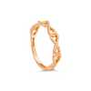 LINKED INFINITY GOLD RING