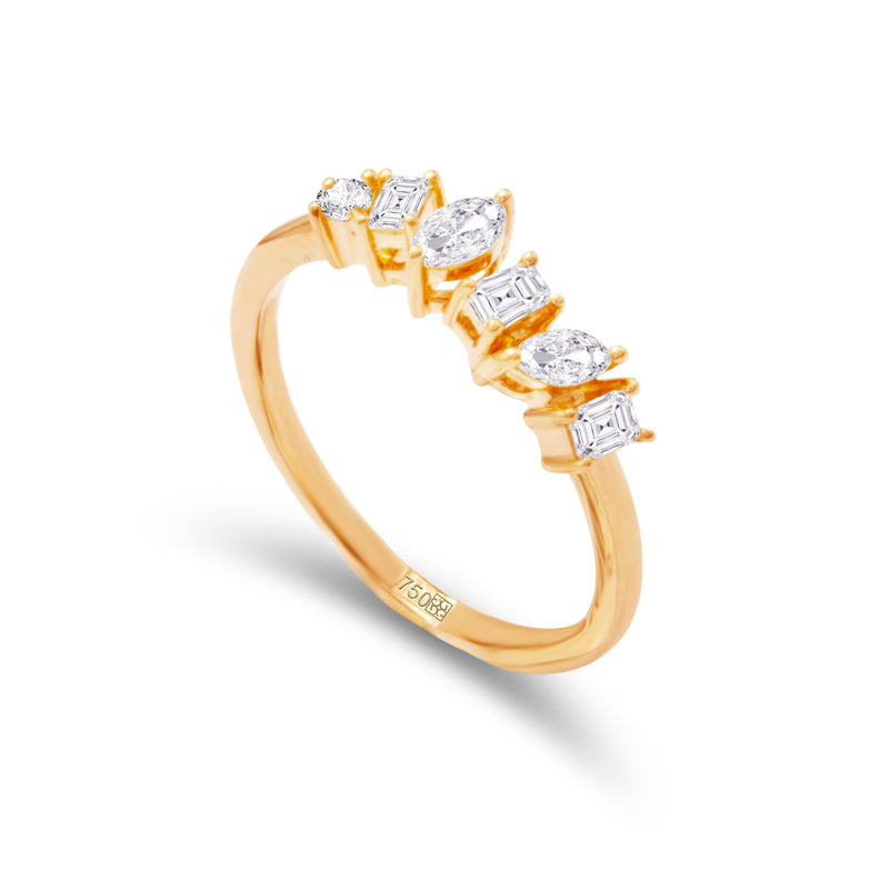 MULTI SHAPES DIAMOND RING