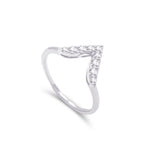 GLAM V-SHAPE DIAMOND RING