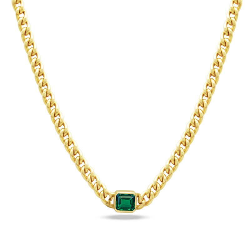 EMERALD GOURMET GOLD NECKLACE