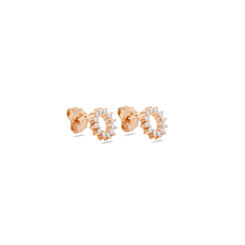 SUNCHASER STUD DIAMOND EARRING