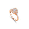 GLAMMED SQUARE DIAMOND RING