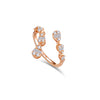 ATTACHED LOOPED PEARS DIAMOND RING