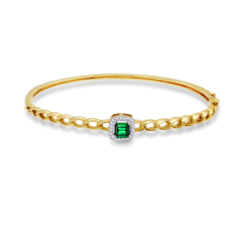 COLOURED GOURMET BANGLE DIAMOND BRACELET