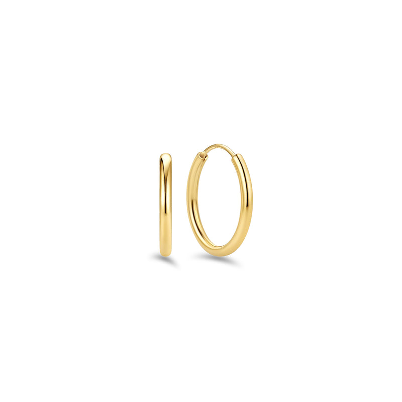 THIN HOOP GOLD EARRING