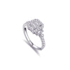 GLAMMED SQUARE DIAMOND RING