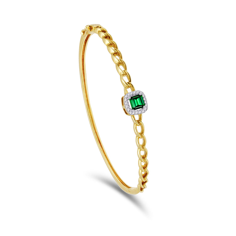 COLOURED GOURMET BANGLE DIAMOND BRACELET