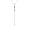 SPARKLING Y-SHAPE DIAMOND NECKLACE