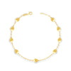 SEPARATE MATTE BEADED BALLON GOLD BRACELET II