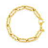 OVAL LINKS GOLD BRACELET