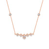 CLASSIC PEAR BAR DIAMOND NECKLACE