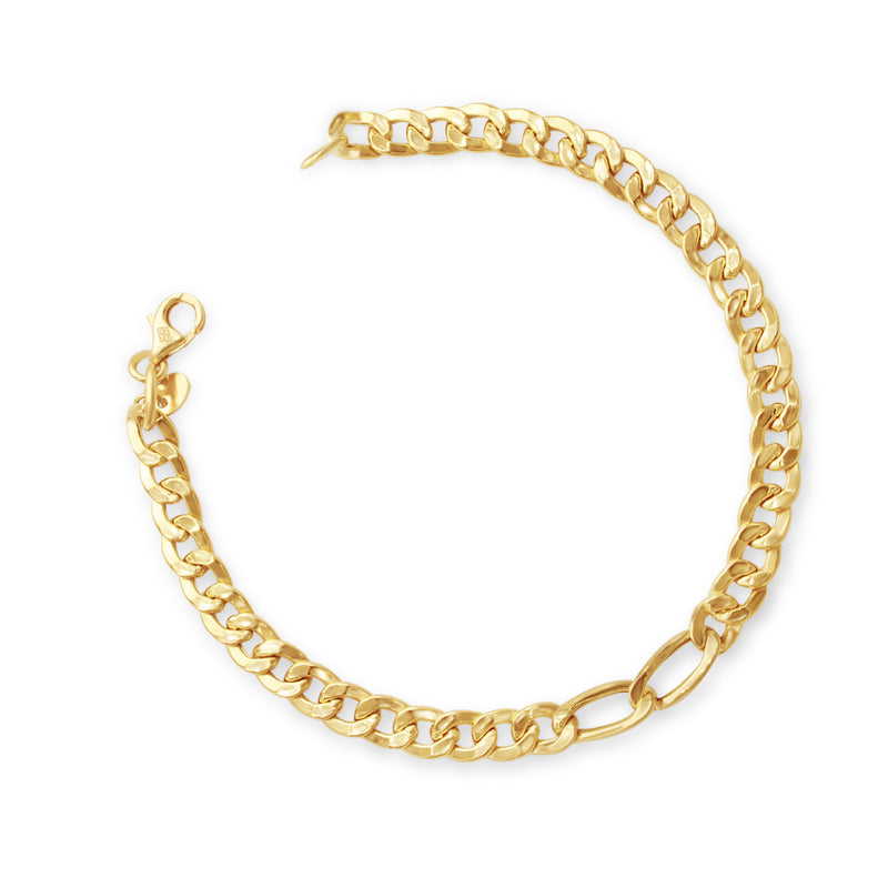 CONTRASTING INKS GOURMET GOLD BRACELET