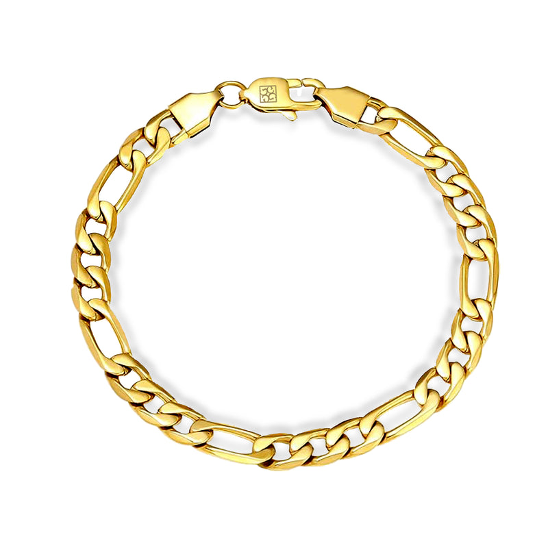 TIMELESS CUBIAN CHAIN GOLD BRACELET