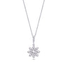 FLOWER PENDANT DIAMOND NECKLACE