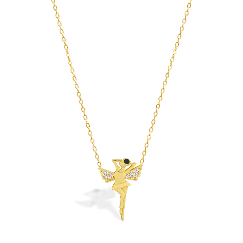 BALLERINA GOLD NECKLACE