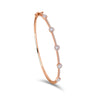STUNNING ROUNDS BANGLE DIAMOND BRACELET