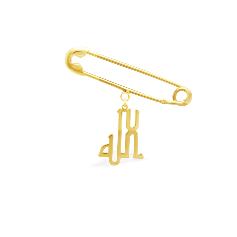 DAINTY PIN " الله" GOLD PIN II