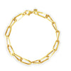 CLASSIC PAPER-CLIP GOLD BRACELET