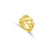 DUO TONES LINKS GOLD RING