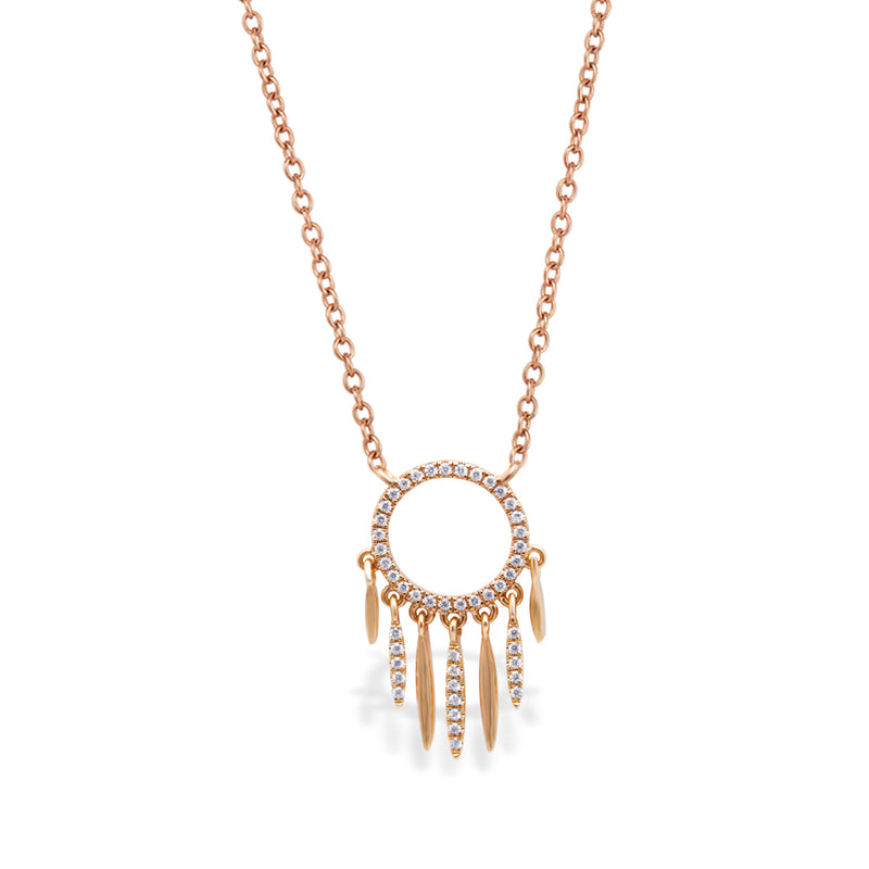 DREAM CATCHER DIAMOND NECKLACE