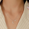 STAR MOON DIAMOND NECKLACE