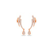 CLASSIC LINES STUD DIAMOND EARRING
