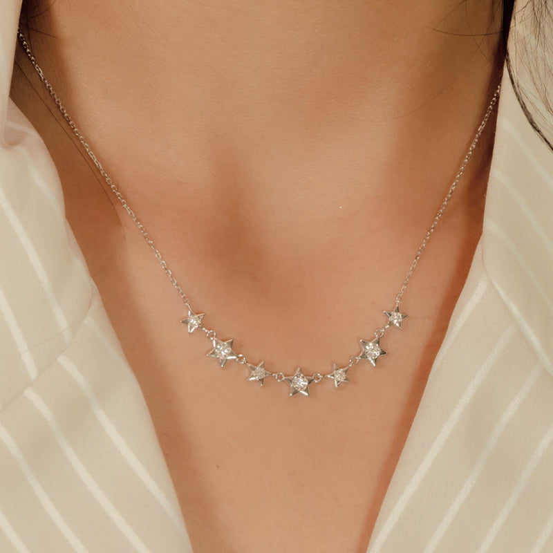 STARS DIAMOND NECKLACE