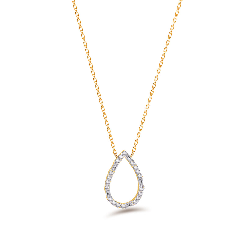 OPEN DROP DIAMOND NECKLACE