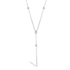 SLEEK LINE Y-SHAPE DIAMOND NECKLACE