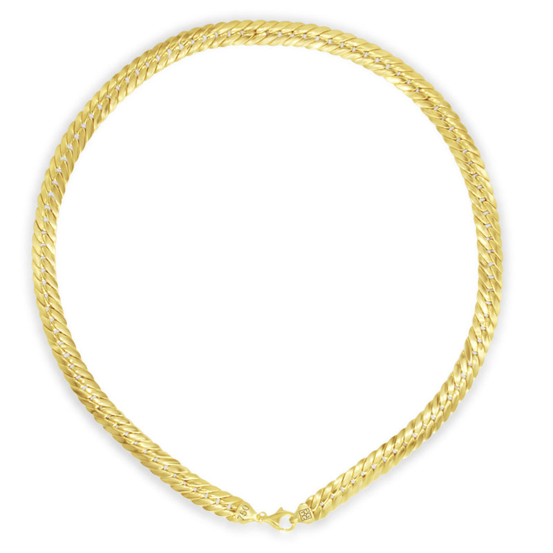 FANCY FLAT LINKS GOLD CHAIN