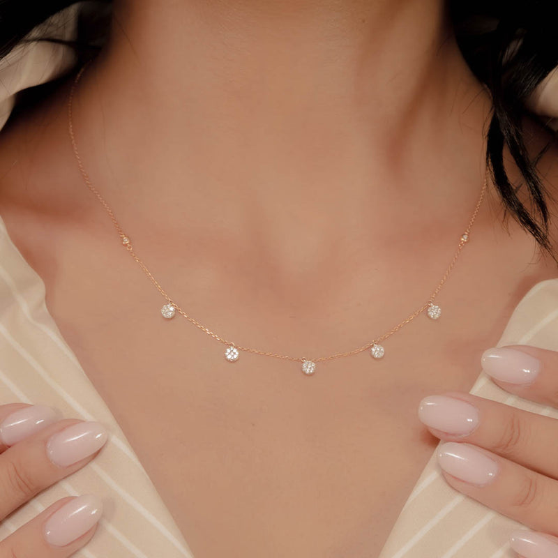 CIRCLES DIAMOND NECKLACE