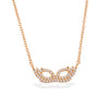 DAZZLING MASK DIAMOND NECKLACE