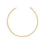 TWISTED CHAIN GOLD ANKLET