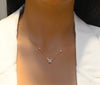 BAGUETTE DROP ROSE DIAMOND NECKLACE