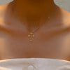 UNIQUE STYLE CROSS GOLD NECKLACE