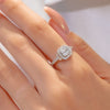 GLAMMED SQUARE DIAMOND RING