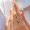NEW STYLE OPEN BAND DIAMOND RING