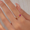 ELEGANT COLOURED ROUND DIAMOND RING