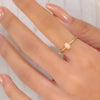 OPAL OVAL STONE GOLD RING