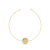 ALL CZ LETTERS GOLD BRACELET