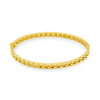 CHUNKY GOURMET CHAIN BANGLE GOLD BRACELET