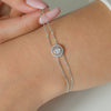 DELICATE ROUND DIAMOND BRACELET