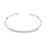 RADIANT ROUND HALF TENNIS DIAMOND BRACELET