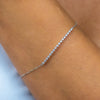 CLASSIC ROUND HALF TENNIS DIAMOND BRACELET