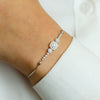 BAGUETTE & ROUND BOLO CLASP DIAMOND BRACELET