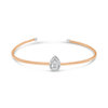 CLASSIC PEAR CUFF DIAMOND BRACELET